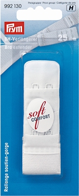 BH-verlengstuk, 2 haakjes, wit  1 stuks