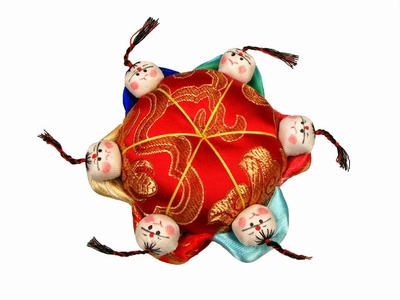 Chinese Speldenkussen groot  10 cm