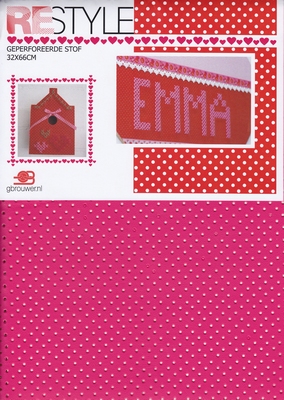 Geperforeerd Kunstleer 32x66cm