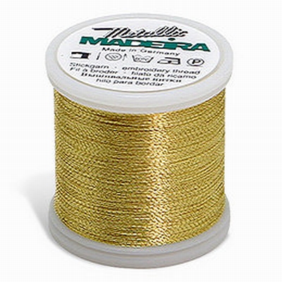 Madeira Metallic Traditional gold 6  200 m