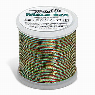 Madeira Metallic Astro Multi 2 - Green Red Gold Blue  200 m
