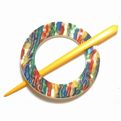 Sluiting 35mm met Steekpen geel