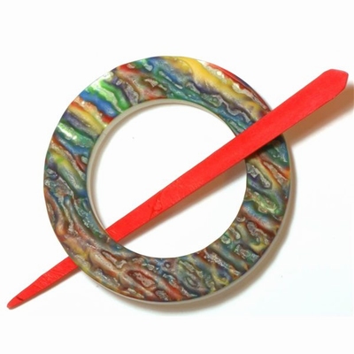 Sluiting 35mm met Steekpen rood