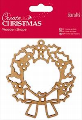 DC Wooden Shape Wreath