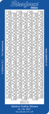 Starform Outline Stickers 8541  10 x 23 cm