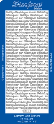 Starform Text Stickers 275  10 x 23 cm