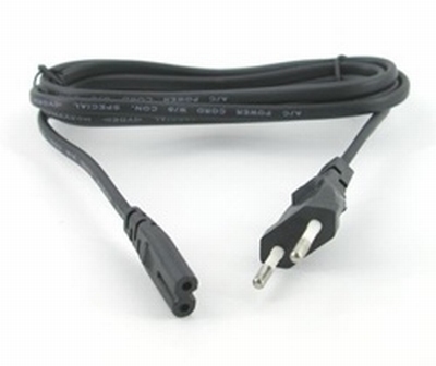 220v Euro netsnoer  2 meter