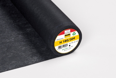 Vlieseline H 180 zwart 0,50 Meter Vlieseline H 180 zwart 0,50 Meter