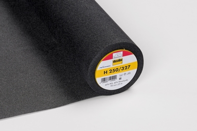 Vlieseline H 250 zwart 0,50 Meter Vlieseline H 250 zwart 0,50 Meter