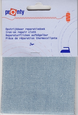 Reparatiedoek Jeans Licht  10 x 40 cm