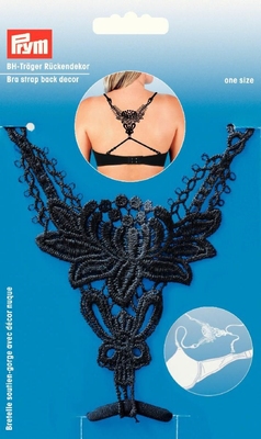 BH Bretel Rugdecor Zwart   1 stuks