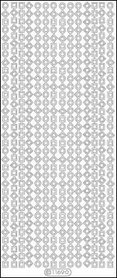 Sticker vel Randjes  10 x 23 cm
