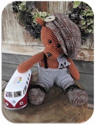 Haakpakket Funny bear Benny