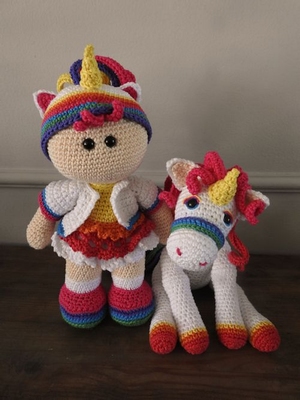 Haakpakket Funny Unicorn set