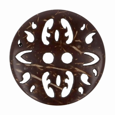 Knoop Kokus Uitgelaserd  Per Stuk