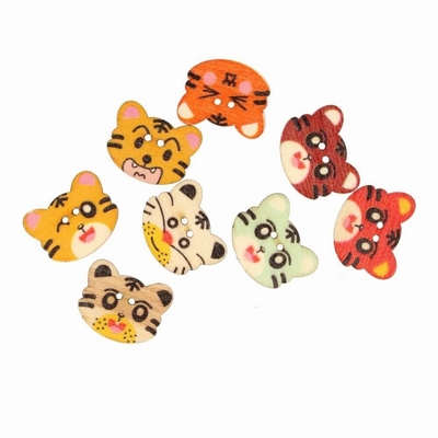 Knoop Hout Poes  Per Stuk