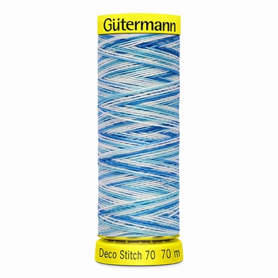 Gütermann Deco stitch multicolour 9954  70 Meter