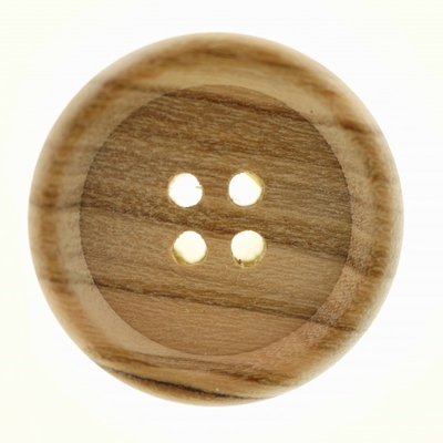 Houten Knoop  Per Stuk