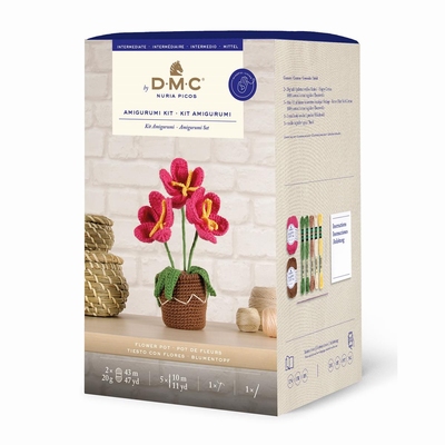 DMC Amigirumi pakket Bloempot