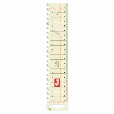 Prym Strijkhandmeetlat transparant Prym Strijkhandmeetlat transparant