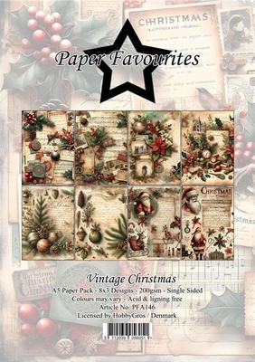 Paper Favourites Vintage Christmas  A5