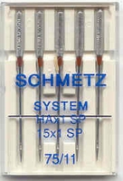 Schmetz HAx1 SP Dikte: 75 5 stuks