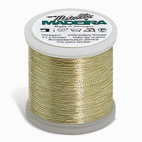 Madeira Metallic Light Gold 3 200 m