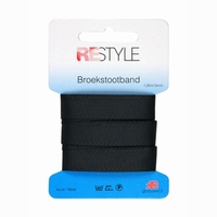 Broekstootband Zwart 1,25 meter