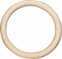 Houten Ring 115mm Ø, 13 mm dik 1 stuks