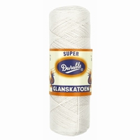 Durable glanskatoen wit no. 8 