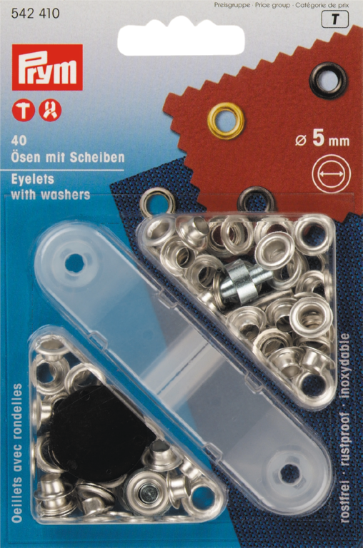 Ringen met schijven 5 mm 40 stuks