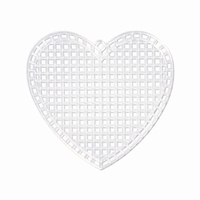 Plastic stramien hart 7,5 cm 4 stuks