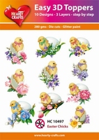 Easy 3D-Toppers, Easter Chicks 