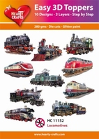 Easy 3D-Toppers, Locomotives 