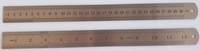 Metalen liniaal 30 cm / 12 inch RVS 