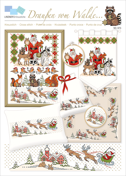 Lindner's borduurpatroon Kerst 