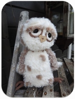 Haakpakket Funny Furry Owl Soft lichtbruin 