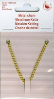 Zakje metalen ketting 1 meter