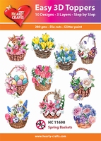 Easy 3D-Toppers, Spring Baskets 