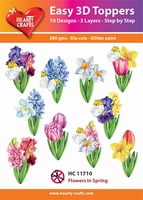 Easy 3D-Toppers, Flowers in Spring 