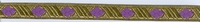 Sinterklaasband - Goud - Paars 1 meter