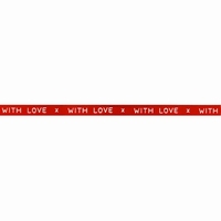 Lint Letter stamp with love 1 meter