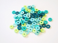 Katsuki Mix, 6mm, Turquoise ocean 100 stuks