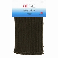 Manchetten Donker Bruin 1 paar