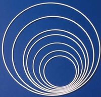 Metalen ring 120 cm wit 120 cm