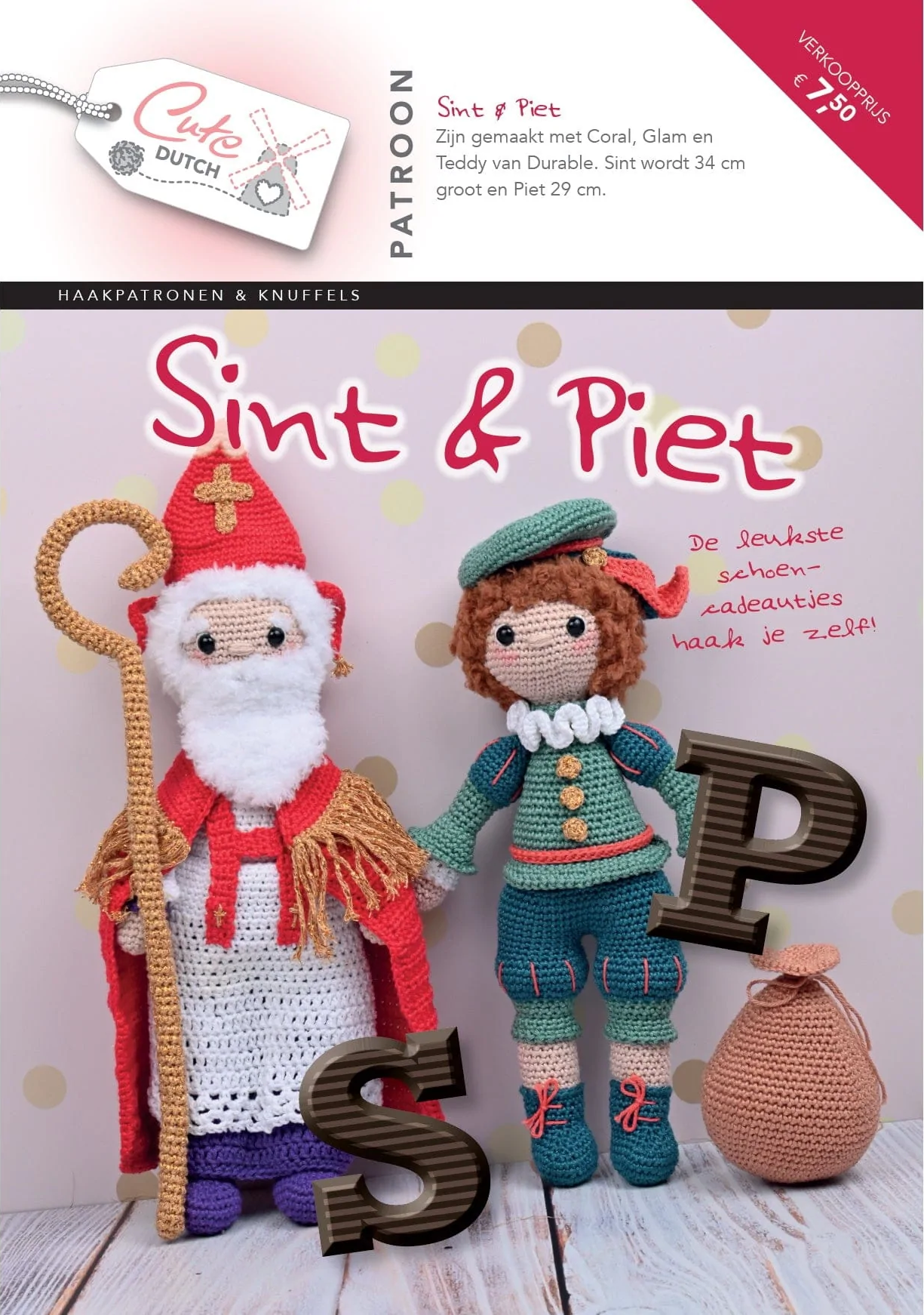 CuteDutch - Patroonboekje Sint & Piet 