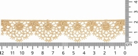 Etskant Beige 1 meter