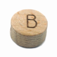 Houten Letterkraal Letter B 