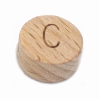 Houten Letterkraal Letter C 