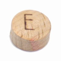 Houten Letterkraal Letter E 